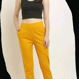 Yellow Pant For Women/Girls