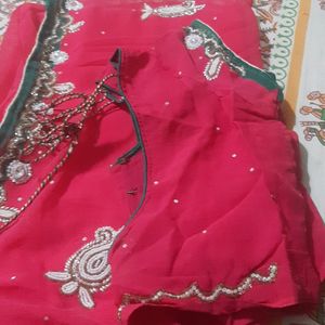 Hand Work Saree