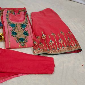 Beautiful Stitched Kurta Palazzo Dupatta Sets