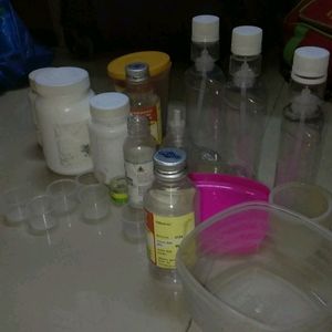 Small Plastic Empty Bottles DIY