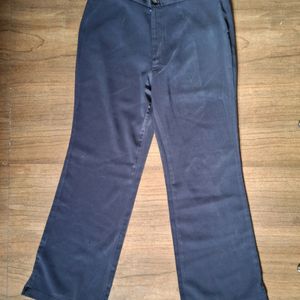 Green Grey Flared Office Pants