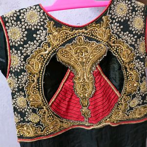 Black Anarkali Kurti Or Kurta