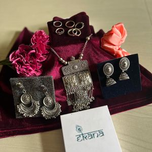 Oxidised Jewellery Combo | With Freebies