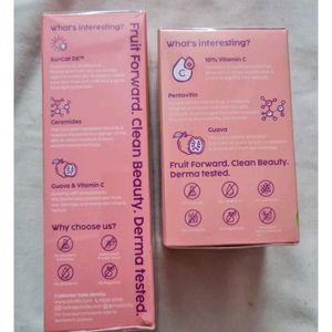 Plix Serum And Sunscreen