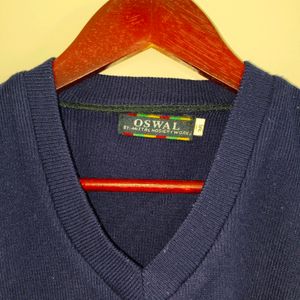 full sleeves navy blue sweater