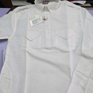 Premium New Linen Pathani Kurta White Colour