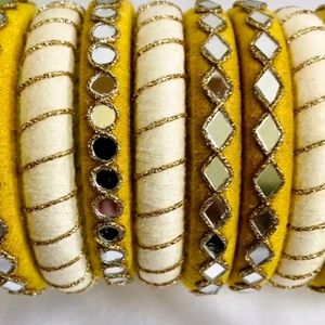 Yellow Shade Bangles 💛