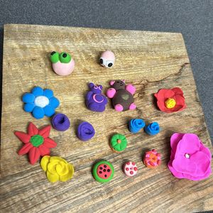 These Are Mini Handmade Soft Clay Items