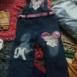 Beby Girl Denim Dungree.