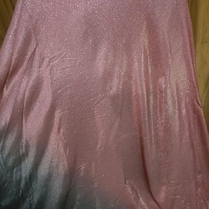 Beautiful Party Wear Glitter Long Ski