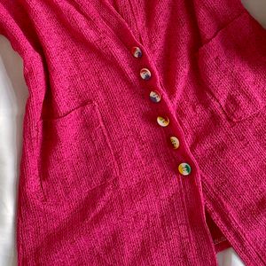 Pinterest Rose Cardigan Top