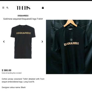 Dsquared 2 black tee