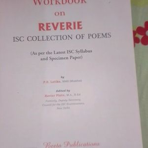 Workbook On Reverie,ISC Collection Of Poems