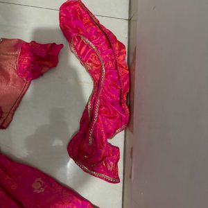 Lengha Duppta Blouse Set For Baby Girl