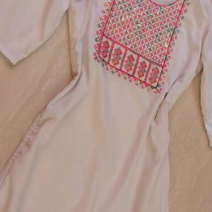 White Kurti