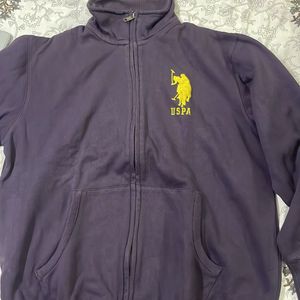 USPA Sweatshirt Zipper And Pockets