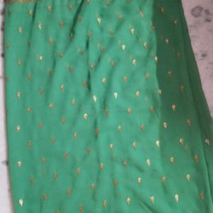 Green Colour Saree