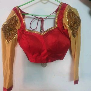 Designer Red Lehenga Choli _ KARWA OUTFIT