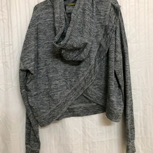 Body Grey Stylish Hoodie