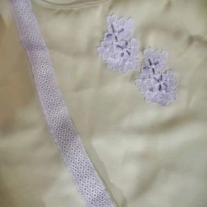 Co-ord Set White And Yellow