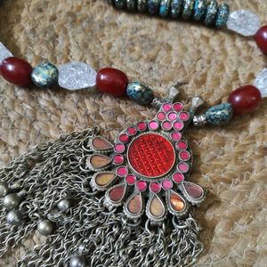 Original Vintage Afghani Heavy Neckpiece