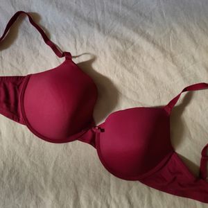 Zivame Maroon Padded Bra