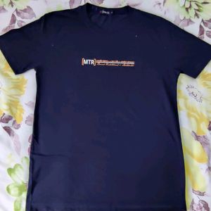 Men Dark Navy Blue T-shirt