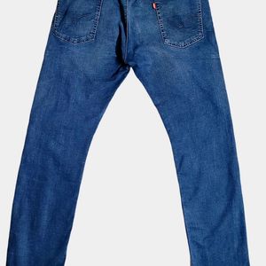 LEVIS 513 DARK WASH MENS REGULAR FIT JEANS