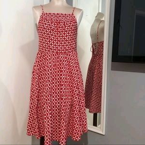 Loft Midi With Open Tie Back Side Europe Dress