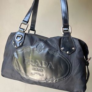 Prada Leather Nylon Bag