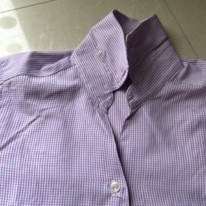 Purple Check Shirt