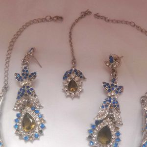 Fake Diamond Necklace Set