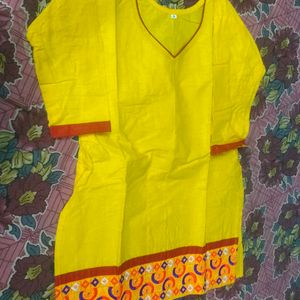 Pure Cotton With Gujrati Work