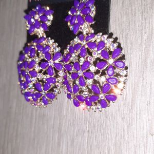 Purple Earings