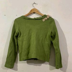 Woolen Flower Design Sweater