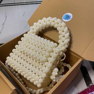 White Berry Beaded Bag