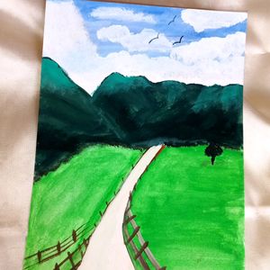 mountain view painting 🖼