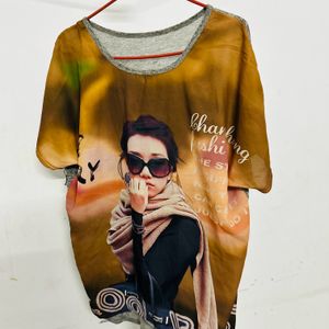 Free Size Printed Top