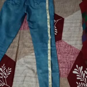 28 WAIST BLUE PANT