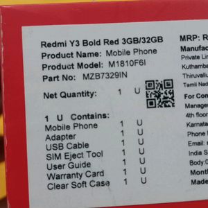 Redmi Y3 Smart Phone Set