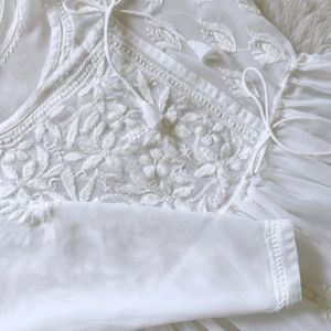 Pure Noor Chikankari Kurta