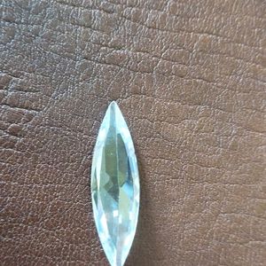 Boat Shape Zircon Stone White