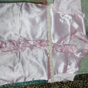 Baby Pink Satin Shirt