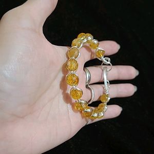 Natural Citrine Stone Bracelet New