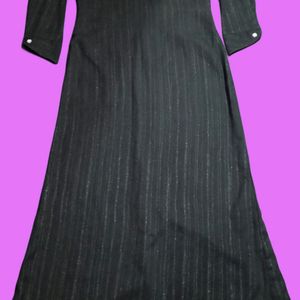 Front Open Coat Abaya