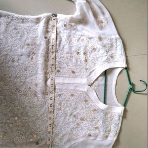 Chikankari Gota Patti Kurta