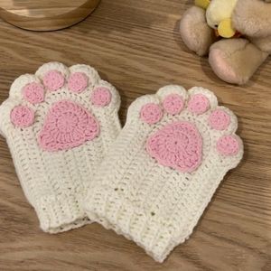 Crochet Catpaw Gloves