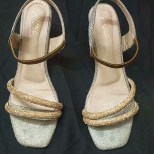 Golden Heels Sandals