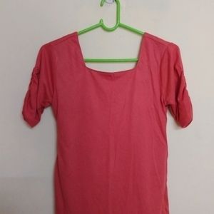 Square Neck Solid Top