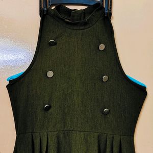 ❗Scullers: Olive green High Low long Top #BuyNow